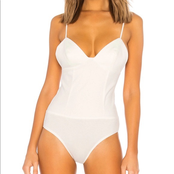 S superdown Rocky Denim Bodysuit in White Denim - Picture 4 of 8